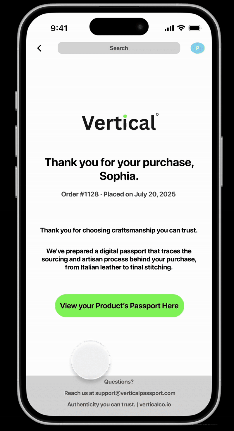 Product journey snapshots